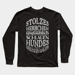 Stolzes Herrchen Long Sleeve T-Shirt